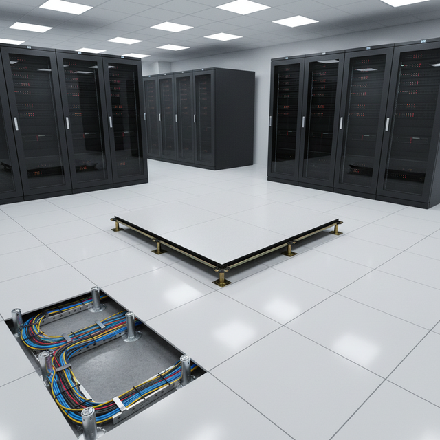AI Data Center Calcium Sulfate Raised Antistatic Floor