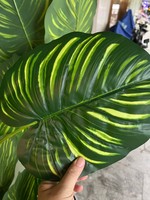 Pohon Buatan 170cm Tanaman Hijau Buatan dengan Pot Daun Plastik untuk Dekorasi Rumah Kantor Mal Super Dalam Ruangan