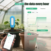 Testeur de sol WIFI 2 en 1 Température d'humidité des plantes Détecteur de sol Jardin Ferme Compteur de sol