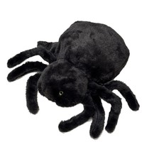 Coussin en peluche araignée noire, décoration d'Halloween, coussin de farce, poupée amusante super douce