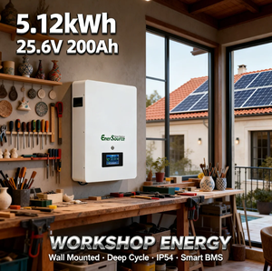 Batterie solaire 24V 25.6V 200Ah 5kWh pour système d'énergie solaire, montage mural - Product Image 3