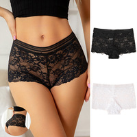 Neues Design Spitze Unterwäsche Damen Damen Hollow-Out Boxer Weibliche Höschen Sexy Atmungsaktive Slips Mädchen Weiche Dessous
