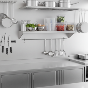 Heavybao – Système de rangement mural pour vêtements en acier inoxydable de qualité supérieure, structure démontable et réglable, pour buanderie - Product Image 2