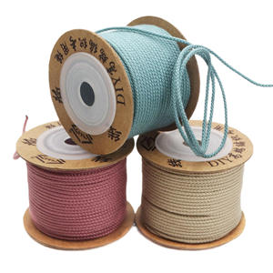 Fil <span class=keywords><strong>de</strong></span> coton DIY <span class=keywords><strong>de</strong></span> 1,5 mm pour la fabrication <span class=keywords><strong>de</strong></span> bijoux, plusieurs couleurs au choix, environ 20 m/<span class=keywords><strong>bobine</strong></span> 1778424 - Product Image 3