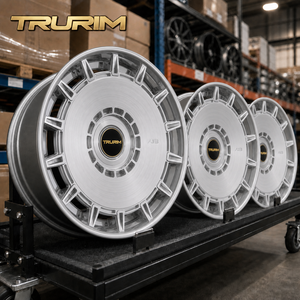 Jantes forgées Trurim Chrome Blanc 2 pièces à profil profond 17 18 19 20 21 22 pouces 5x112 5x114.3 5x120 pour Audi A4 A5 S4 S5 RS5 Sport - Product Image 1