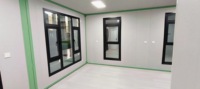 Maison de conteneurs de construction verte préfabriquée à zéro carbone certifiée pour chambre à coucher cuisine utilisation CE/UL conforme à l'EPD de l'UE pour les villas Shed Saga