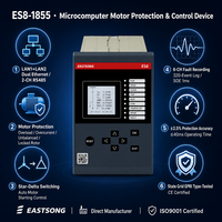 Relay Proteksi Motor EastSong ES8-1855 Tiga Fasa 5A Dual Ethernet LAN1+LAN2 RS485 Jaringan Redundant Proteksi Arus Lebih dan Beban Berlebih