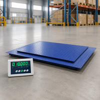 Timbangan Lantai Heavy Duty Forever Weigh Scale 3000kg 1.0x1.0m Papan Baja 4mm dengan RS232 untuk Logistik OEM/ODM