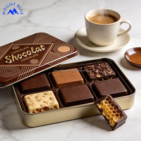 Chocolats en morceaux riches et savoureux, saveurs variées, chocolat fourré, en promotion