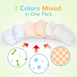 Couche jetable pour chien de haute qualité, absorbante et respirante, écologique, pour animaux de compagnie - Product Image 3