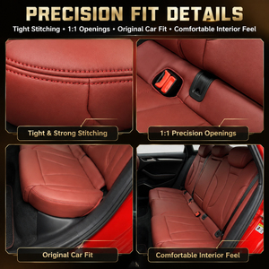 Protector Universal para Asientos de Coche, Cuero Nappa, Impermeable, Fácil de Limpiar, Juego Completo para Todo Clima, Envío Rápido - Product Image 4