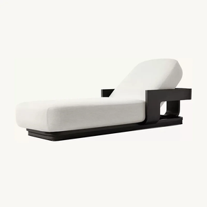 Chaise longue <span class=keywords><strong>de</strong></span> luxe moderne et durable en aluminium avec coussins, pour bord <span class=keywords><strong>de</strong></span> piscine, plage, <span class=keywords><strong>jardin</strong></span>, mobilier <span class=keywords><strong>de</strong></span> <span class=keywords><strong>jardin</strong></span>, lit <span class=keywords><strong>de</strong></span> repos - Product Image 5