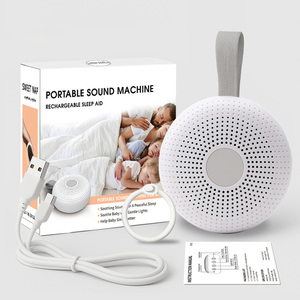 Mini haut-parleur robot portable, machine à bruit blanc pour le sommeil à domicile, <span class=keywords><strong>musique</strong></span> apaisante, berceuses, alimenté par batterie, boîtier en plastique, sortie 5W - Product Image 3