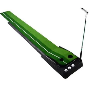 OEM高品質3メートルゴルフボールリターナーゴルフパッティンググリーン自動ボールリターンゴルフ屋内トレーナーパッティング練習ツール