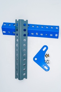 <span class=keywords><strong>Acier</strong></span> galvanisé de type Dexion, profilé en angle à fentes - Product Image 2