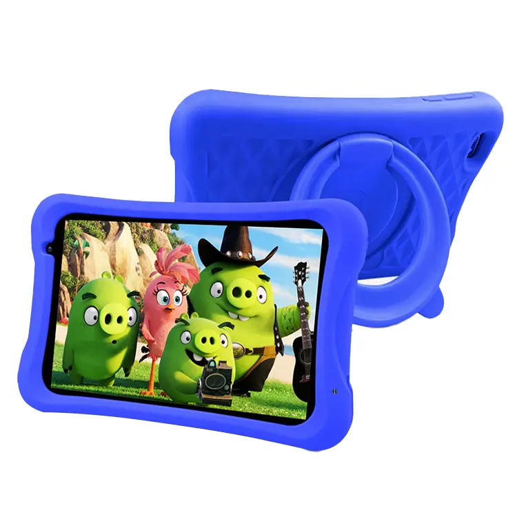 Çocuklar için fabrika OEM Mini Tablet dokunmatik ekran WiFi kamera USB arayüzü darbeye 4GB bellek 2GB RAM Android işletim sistemi
