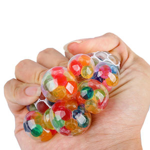 Juguete Antiestrés de Malla con Forma de Uva de 6CM, con Cuentas de Agua y Gel, Personalizable para Niños y Niñas, Venta al Por Mayor - Product Image 3