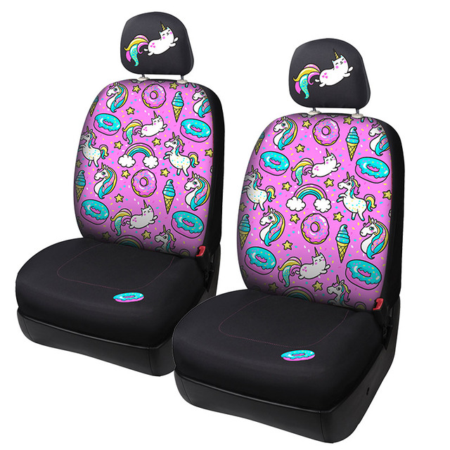 Wholesale Customized Printing Car Seat Cover 2 Fronts Universal Fit Seat Cover