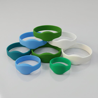 Bracelet en silicone étanche NFC 13,56 MHz MF 1K, bracelet en silicone pour poignet, bracelet RFID en caoutchouc pour hôtel