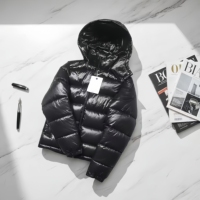 Veste en duvet classique de luxe pour homme, veste en duvet épaisse imperméable et chaude de marque de créateur tendance pour homme