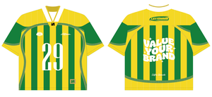 Maillot de football vintage personnalisé avec impression intégrale par sublimation, nom et numéro, maillot d'équipe de football - Product Image 3
