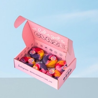 Boîte d'emballage rigide pliable élégante et luxueuse pour biscuits, chocolats, bonbons, cadeaux, avec logo