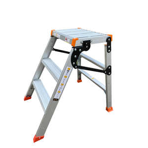 Escalera <span class=keywords><strong>de</strong></span> hierro plegable <span class=keywords><strong>de</strong></span> <span class=keywords><strong>aluminio</strong></span> grueso <span class=keywords><strong>de</strong></span> 2 escalones moderna escalera interior antideslizante <span class=keywords><strong>para</strong></span> baño cocina apartamento taller almacén - Product Image 2