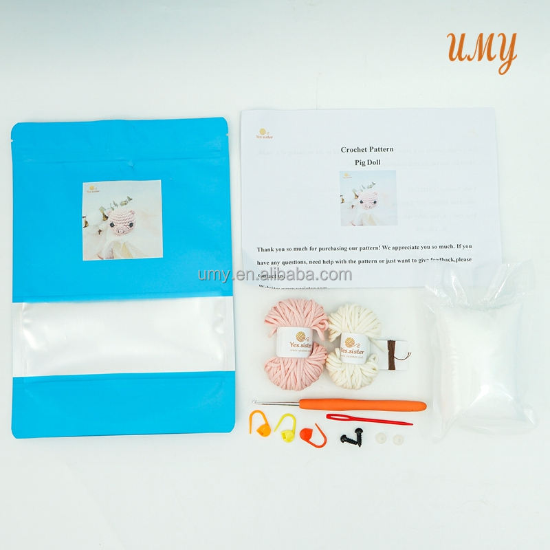 Crochet kit(pig)