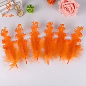 Plumas Nagorie Rizadas de Colores Mezclados Hechas a Mano, Plumas de Ganso Satinadas para Manualidades y Diseño, Venta al Por Mayor de Fábrica a Precios Bajos - Product Image 3