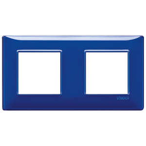 Vimar 4M (2+2) Int71 Reflex Sapphire Plate 20x8x0.9 Cm Cache-interrupteur mural - Product Image 1