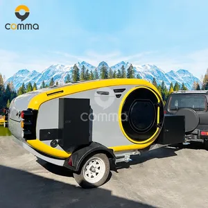 OTR Suspension indépendante remorques tout-terrain remorques de voyage de aluminio remorques de voyage petite caravane voiture chine camping-cars