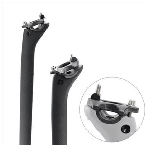 <span class=keywords><strong>Tija</strong></span> de sillín de carbono MTB 27,2-31,6mm <span class=keywords><strong>Abrazadera</strong></span> 350/400mm longitud <span class=keywords><strong>tija</strong></span> de sillín de bicicleta de carretera de montaña - Product Image 1