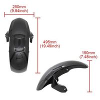 Carénage de moto pour Kawasaki 650 ER6F ER6N 2012-16