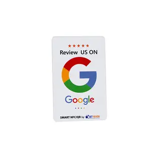 Custom Printing Google Reviews NFC Card Google Review Card Nfc Ntag213 Ntag215 Ntag216 Google Card Review