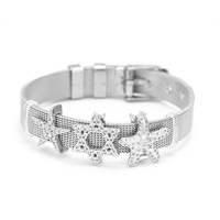 Bracelet en acier inoxydable tendance unisexe, design minimaliste, cœur entièrement pavé de zircon, 10 mm, anniversaire