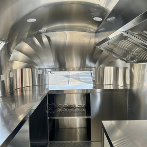 Paslanmaz çelik kamp gıda römork dondurma için tam donanımlı mobil mutfak ile çevre dostu ve pas dayanıklı - Product Image 2