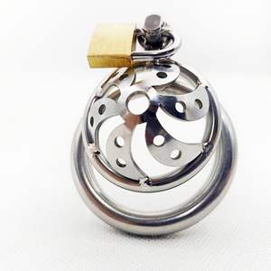 <span class=keywords><strong>Candado</strong></span> Pequeño Hueco de Metal para <span class=keywords><strong>Castidad</strong></span>, Jaula de <span class=keywords><strong>Castidad</strong></span> para la Parte Inferior del Cuerpo, Juguetes Sexuales Masculinos - Product Image 6