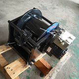 Treuil hydraulique portable de petite capacité de 1 tonne avec câble en acier, utilisé pour le sauvetage maritime/naval/routier, le remorquage et les grues