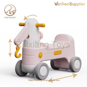 Tiktok, superventas, <span class=keywords><strong>2</strong></span> en 1, multifunción, grúa para niños pequeños, caballo mecedora, Scooter deslizante, juego de juguete, camión de juguetes para bebés - Product Image 3