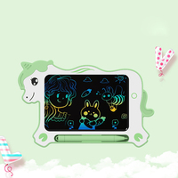Tablette d'écriture éducative LCD Dinosaure pour enfants de 5 à 7 ans, tableau de dessin en plastique unisexe avec bloc-notes effaçable