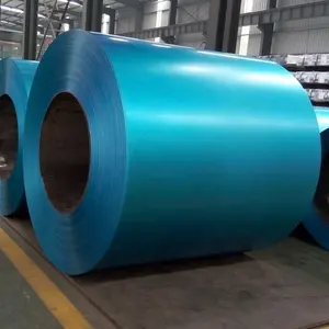55% อลูมิเนียมขดลวดเหล็กชุบสังกะสี GL AZ40/70/150แผ่นเหล็ก Galvalume สีน้ำเงิน AFP Alu-Zinc Steel