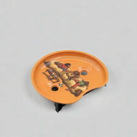 Ensemble de plateaux roulants multifonctionnels 9 en 1, plateau de travail en métal avec support, logo personnalisé pour accessoires de fumeur