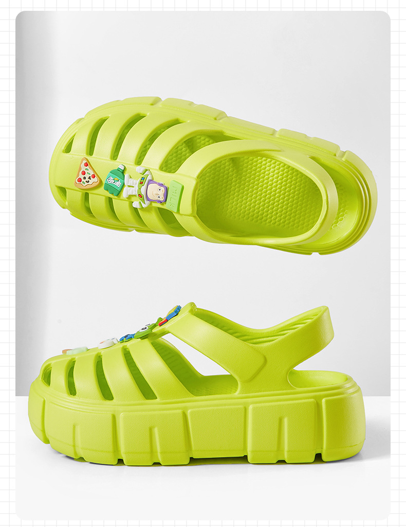 Women Shoes Summer Sandals Chesap Outside Beach Slippers EVA Sandals Flat Shoes