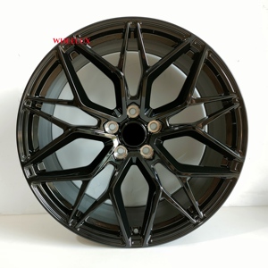 Rines Wheelux de Aleación de Aluminio Forjado de 18-20 Pulgadas, 5x112/120 PCD para Chevrolet 1500 Silverado 2500 Jeep Wrangler <span class=keywords><strong>Rubicon</strong></span>, 25mm, Negro Brillante - Product Image 6