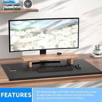 Tapis de bureau de table protecteur de buvard avec surface complète en TPU étanche sans odeur tapis de souris tapis d'écriture de bureau