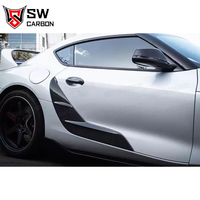 Porte latérale en fibre de carbone véritable pour Toyota Supra GR MK5 A90 A91 2019+ Pièces automobiles Accessoires Kit carrosserie