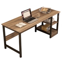 Table d'ordinateur portable en bois, style simple, durable, avec rangement et fonctions de refroidissement