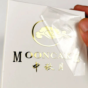 Autocollant de transfert en métal 3D or argent nom LOGO emballage personnalisé autocollant de transfert étanche - Product Image 3