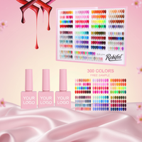 TPO HEMA FREE Colorful 300 Colors for Brand UV Gel LED Art Nail Polish Set Long Lasting Professional Salon HALAL MSDS