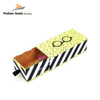 Vente en gros Boîte d'emballage de lunettes de soleil en papier couché avec tiroir en carton recyclable de haute qualité avec impression personnalisée pour lunettes